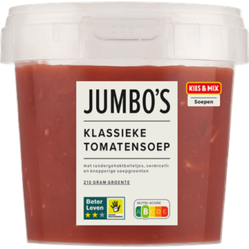 Jumbo's Klassieke Tomatensoep 500 g Aanbieding bij Jumbo | 2 voor 5.50 | Flickmyhouse