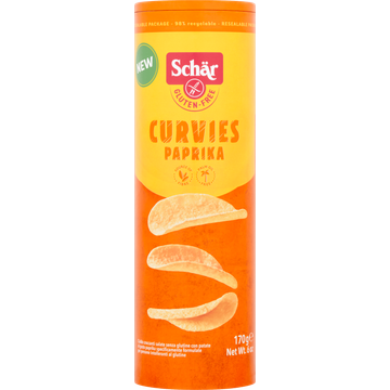 Schar Curvies Paprika Glutenvrij 170 g bij Jumbo | Flickmyhouse