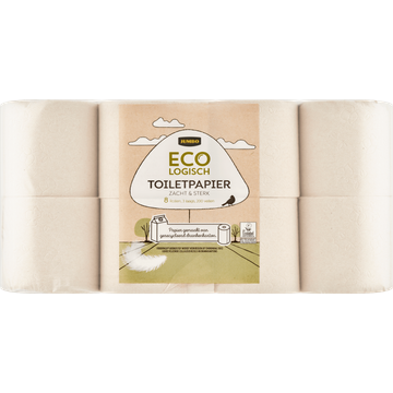 Jumbo Ecologisch Toiletpapier 3 Laags 8 Rollen | Flickmyhouse