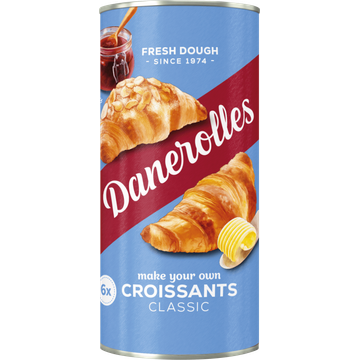 Danerolles Croissants Classic 6 Stuks 240 g bij Jumbo | Flickmyhouse