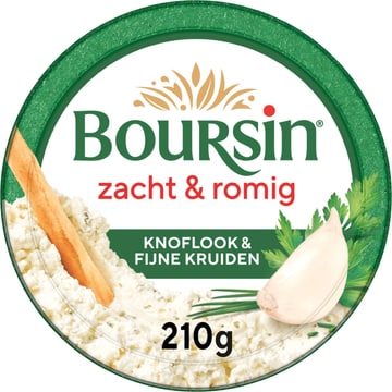 Boursin Zacht & Romig Knoflook en Fijne Kruiden 210 g bij Jumbo | Flickmyhouse