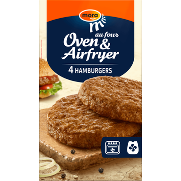 Mora Hamburger 4 x 90 g bij Jumbo | Flickmyhouse