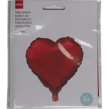 FOLIEBALLON HART 30cm bij Jumbo | Flickmyhouse