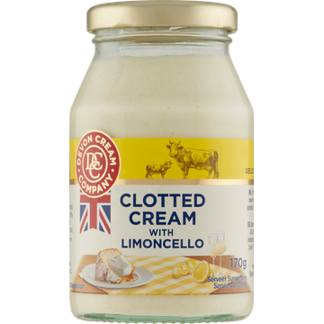 Devon Cream Company Clotted Cream with Limoncello 170 g bij Jumbo | Flickmyhouse