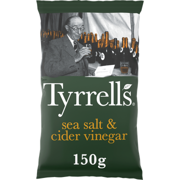 Tyrrells Sea Salt & Cider Vinegar 150 g Aanbieding bij Jumbo | 1+1 gratis | Flickmyhouse