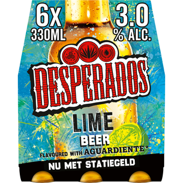 Desperados Lime Bier Fles 6 x 330ml Aanbieding bij Jumbo | 25% korting | Flickmyhouse