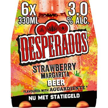 Desperados Strawberry Margarita Bier Fles 6 x 330ml Aanbieding bij Jumbo | 25% korting | Flickmyhouse