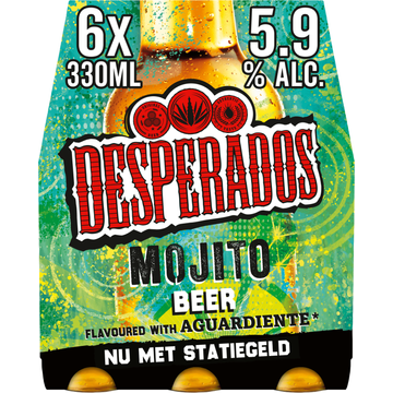 Desperados Mojito Bier Fles 6 x 330ml Aanbieding bij Jumbo | 25% korting | Flickmyhouse