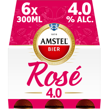 Amstel Rose Bier Fles 6 x 300ml Aanbieding bij Jumbo | 25% korting | Flickmyhouse