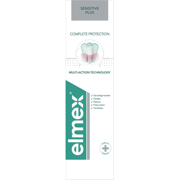 Elmex Sensitive Plus Tandpasta Volledige Verzorging 75ML bij Jumbo | Flickmyhouse