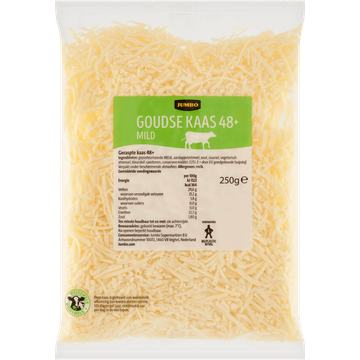 Jumbo Goudse Kaas Mild 48+ Geraspt 250g | Flickmyhouse