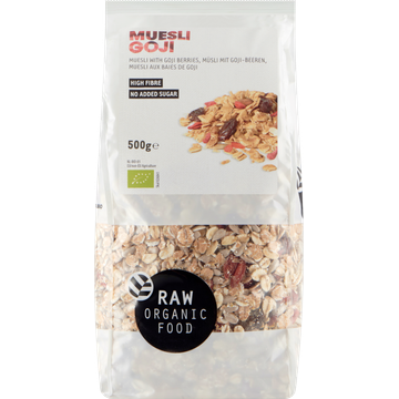 Raw Organic Food Muesli Goji 500 g bij Jumbo | Flickmyhouse