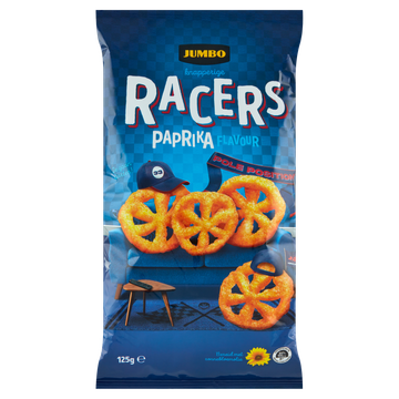 Jumbo Knapperige Racers Paprika Chips 125 g Aanbieding bij Jumbo | 2e halve prijs | Flickmyhouse