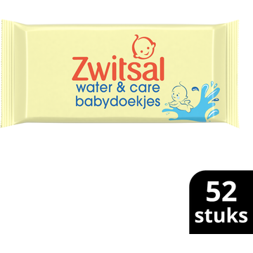 Zwitsal Billendoekjes Water & Care 52 Stuks bij Jumbo | Flickmyhouse