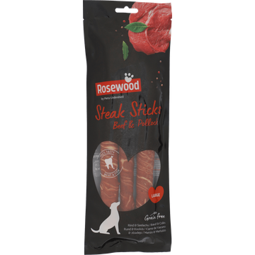 Rosewood Steak Sticks Large Beef 3 Stuks bij Jumbo | Flickmyhouse