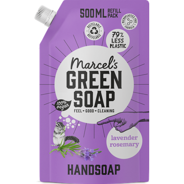 Marcel's Green Soap handzeep Lavendel & Rozemarijn navulling 500ml bij Jumbo | Flickmyhouse