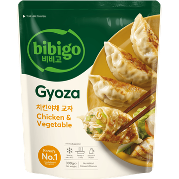 Bibigo Gyoza Chicken & Vegetable 300 g bij Jumbo | Flickmyhouse