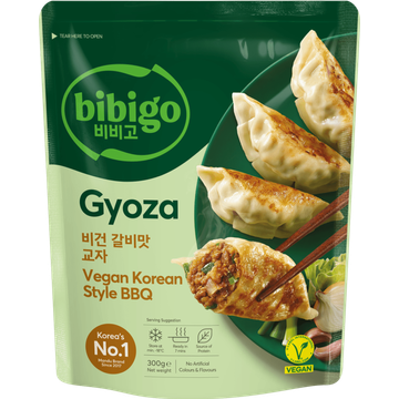 Bibigo Gyoza Vegan Korean Style BBQ 300 g bij Jumbo | Flickmyhouse