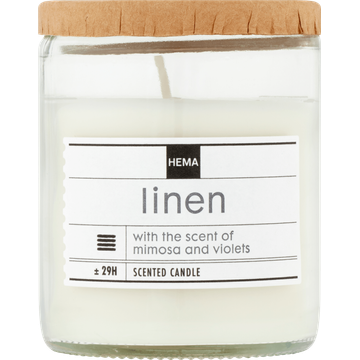 HEMA Geurkaars Linen bij Jumbo | Flickmyhouse