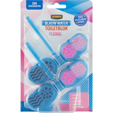 Jumbo Toiletblok Floral 2 x 48 g | Flickmyhouse