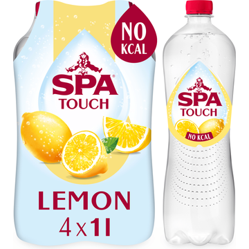 Spa TOUCH Bruisend Lemon 4 x 1 L bij Jumbo | Flickmyhouse