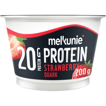 Melkunie Protein Strawberry Flavoured Quark 200 g bij Jumbo | Flickmyhouse