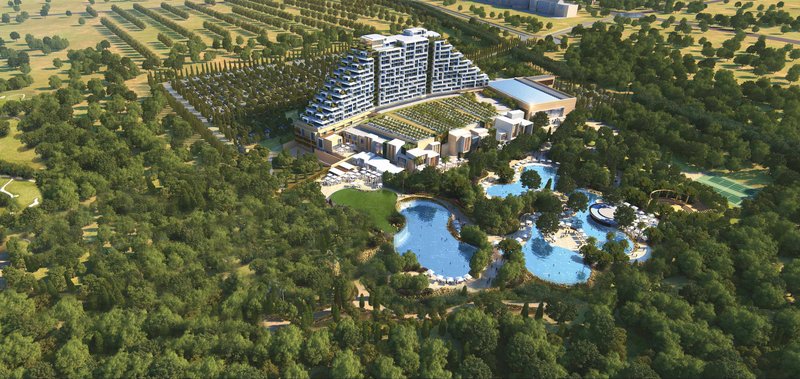 LiggingDit resort ligt op ongeveer 1 km van het strand