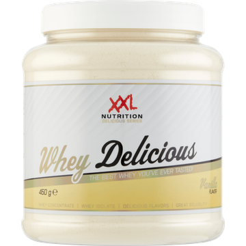 XXL Nutrition Whey Delicious Vanilla Flavor 450 g bij Jumbo | Flickmyhouse
