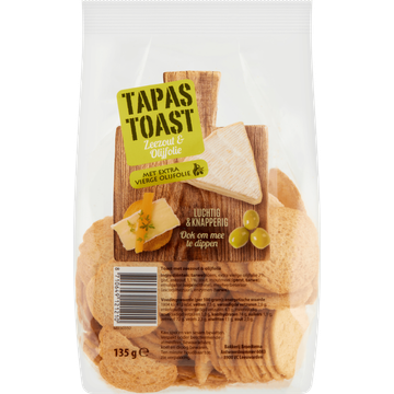 Tapas Toast Zeezout & Olijfolie 135 g bij Jumbo | Flickmyhouse