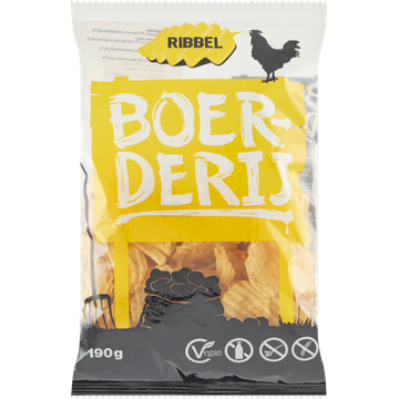 Boerderij Aardappelchips Ribbel 190 g bij Jumbo | Flickmyhouse