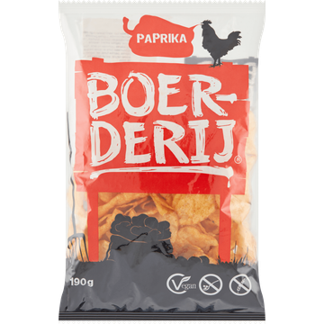 Boerderij Chips Paprika 190 g bij Jumbo | Flickmyhouse