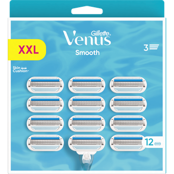 Gillette Venus Smooth Navulmesjes Voor Vrouwen X12 bij Jumbo | Flickmyhouse