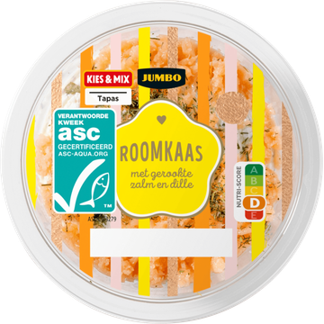 Jumbo Roomkaas met Gerookte Zalm en Dille 115 g | Flickmyhouse