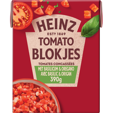 Heinz Tomaten blokjes basilicum bij Jumbo | Flickmyhouse