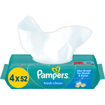 Pampers Fresh Clean Babydoekjes x208 bij Jumbo | Flickmyhouse