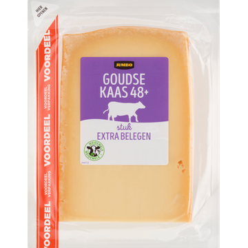 Jumbo Goudse Kaas Extra Belegen 48+ Stuk Voordeelverpakking 900g | Flickmyhouse