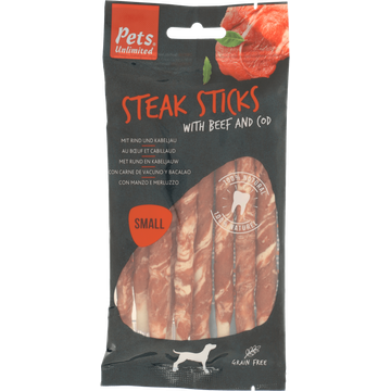 Rosewood Steak Sticks Small Beef 90g bij Jumbo | Flickmyhouse