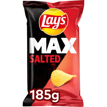 Lay's Max Ribbel Chips Naturel 185 gr bij Jumbo | Flickmyhouse