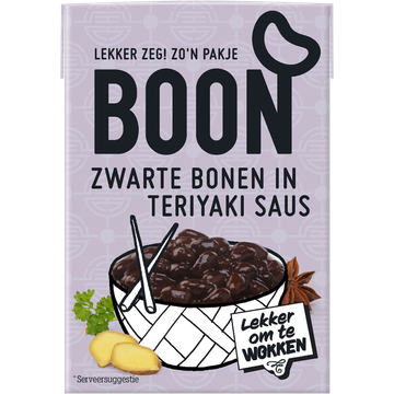 Boon Zwarte Bonen in Teriyakisaus 200 g bij Jumbo | Flickmyhouse