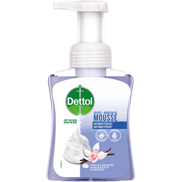 Dettol Zachte Mousse Vanille & Orchidee 250 ml bij Jumbo | Flickmyhouse