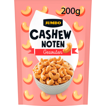 Jumbo Cashewnoten Gezouten 200 g | Flickmyhouse