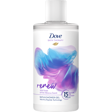 Dove Bath Therapy Badschuim & Douchegel Renew 400 ml Aanbieding bij Jumbo | 1+1 gratis | Flickmyhouse