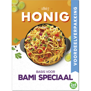 Honig Maaltijdmix voor Bami Speciaal Dubbelpak 2 x 37 g bij Jumbo | Flickmyhouse