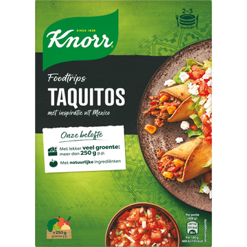Knorr Wereldgerechten Foodtrips Taquitos 226 g bij Jumbo | Flickmyhouse