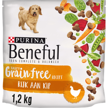 Beneful Graanvrij Hondenvoer met Kip en Groenten bij Jumbo | Flickmyhouse