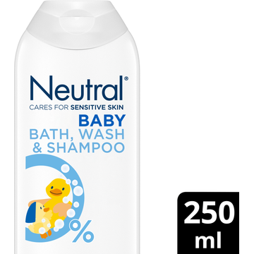 Neutral 0% Baby Shampoo Parfumvrije 250 ml bij Jumbo | Flickmyhouse