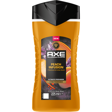 AXE Fine Fragrance Collection Douchegel Peach Infusion 225 ml bij Jumbo | Flickmyhouse