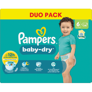 Pampers BabyDry Maat 6