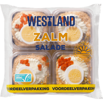 Westland Zalm Salade Voordeelverpakking 560 g bij Jumbo | Flickmyhouse