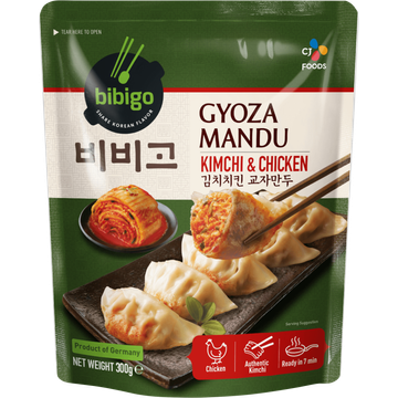 Bibigo Gyoza Mandu Kimchi & Chicken 300 g bij Jumbo | Flickmyhouse